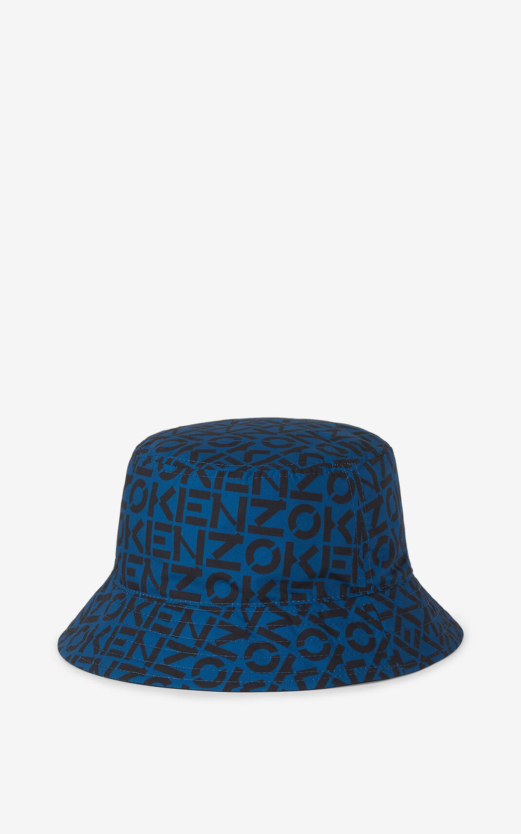 Kenzo Reversible monogram Bøttehat Dame - MørkeBlå DK-101600